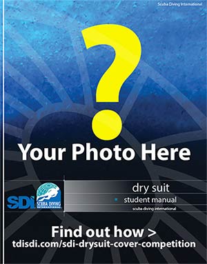 SDI Photo Contest for Dry Suit Diver