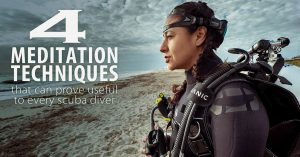 diver on beach