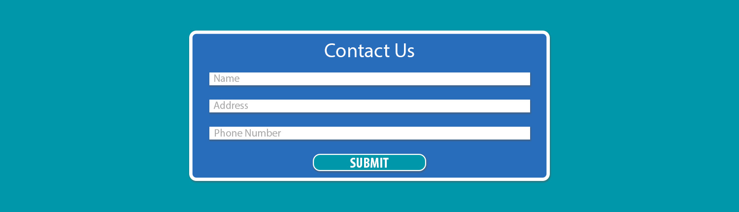 Contact form example image
