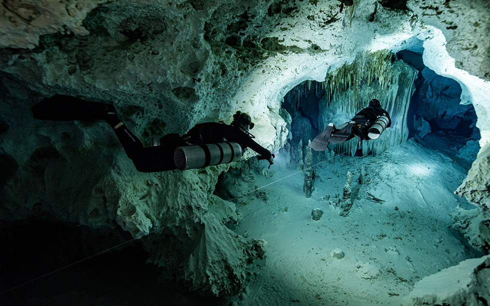 cave-diving